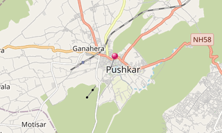 Mapa: Pushkar