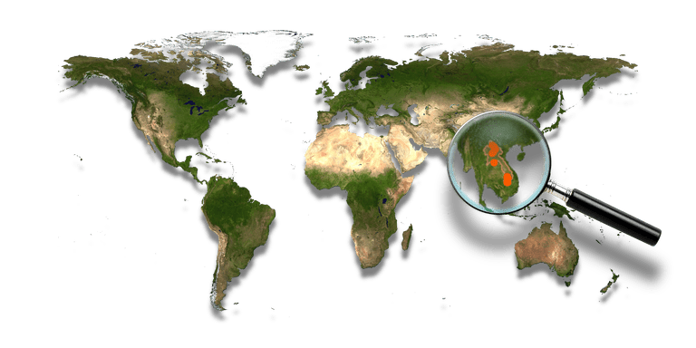 Location map: Laos