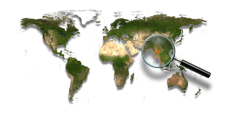 Location map: Inle