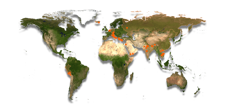 Location map: Patrimônio Mundial (UNESCO)