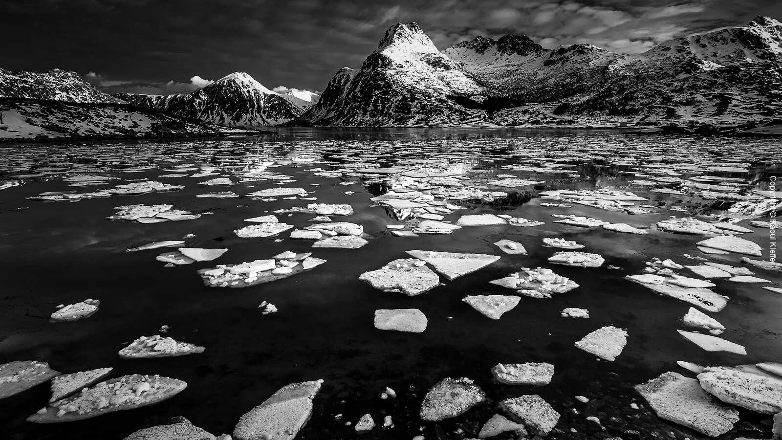 Black-and-white landscapes